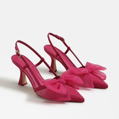 Circus cheapest by Sam Edelman Miranda Two-Piece Hot Pink Platform Sandals Satin Heels 10