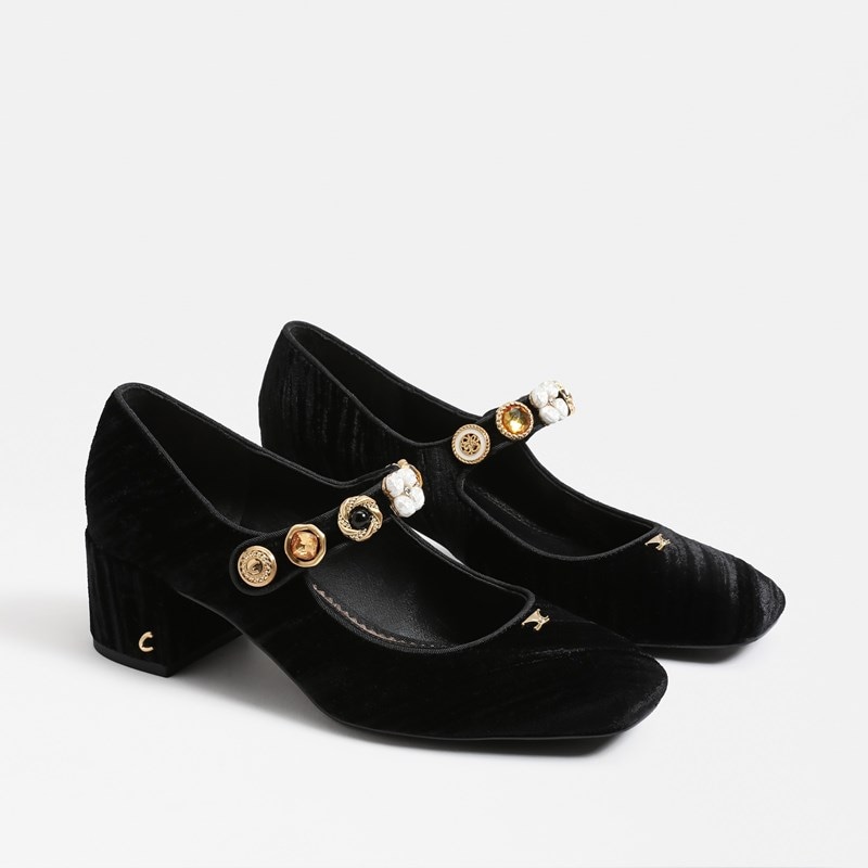 Elaine Mary Jane Block Heel