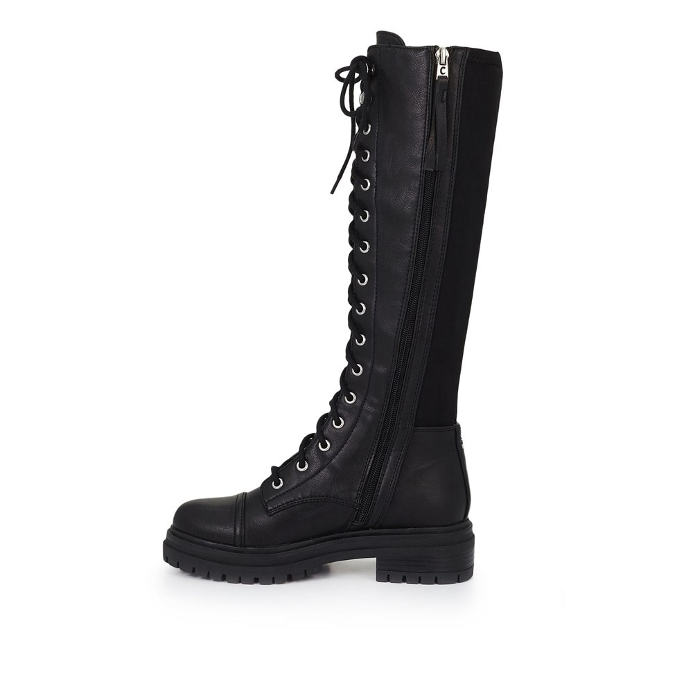 gwen tall combat boot