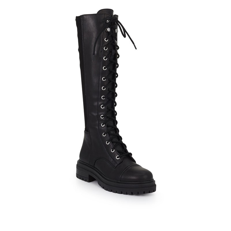 gwen tall combat boot