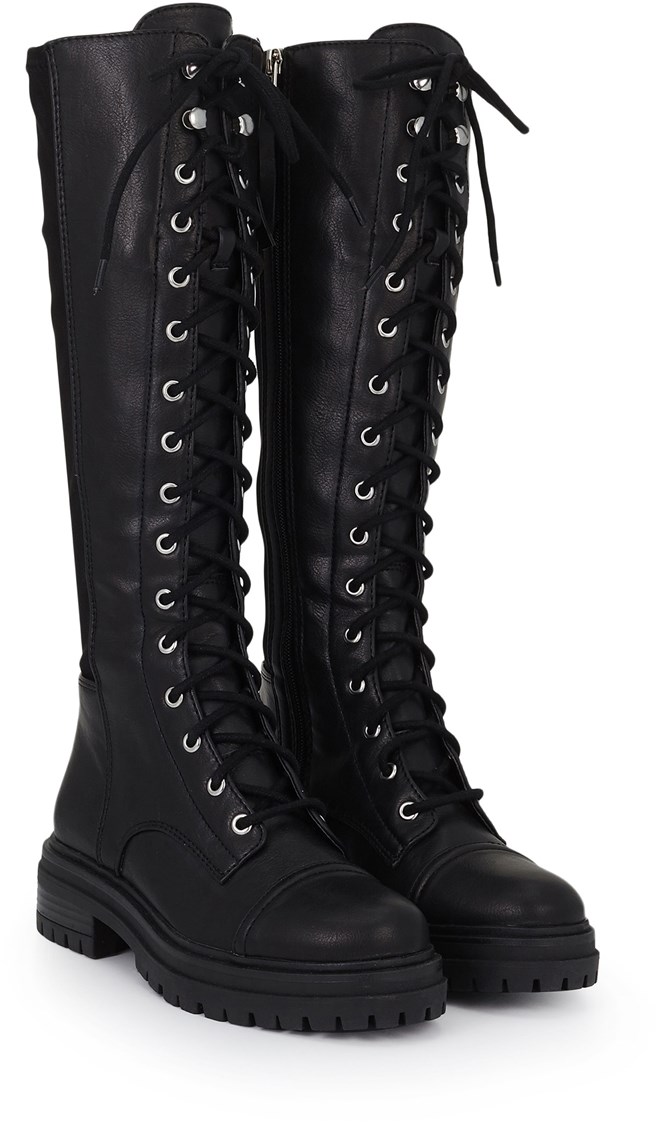 gwen tall combat boot