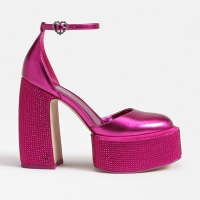 Circus selling by Sam Edelman Miranda Two-Piece Hot Pink Platform Sandals Satin Heels 10